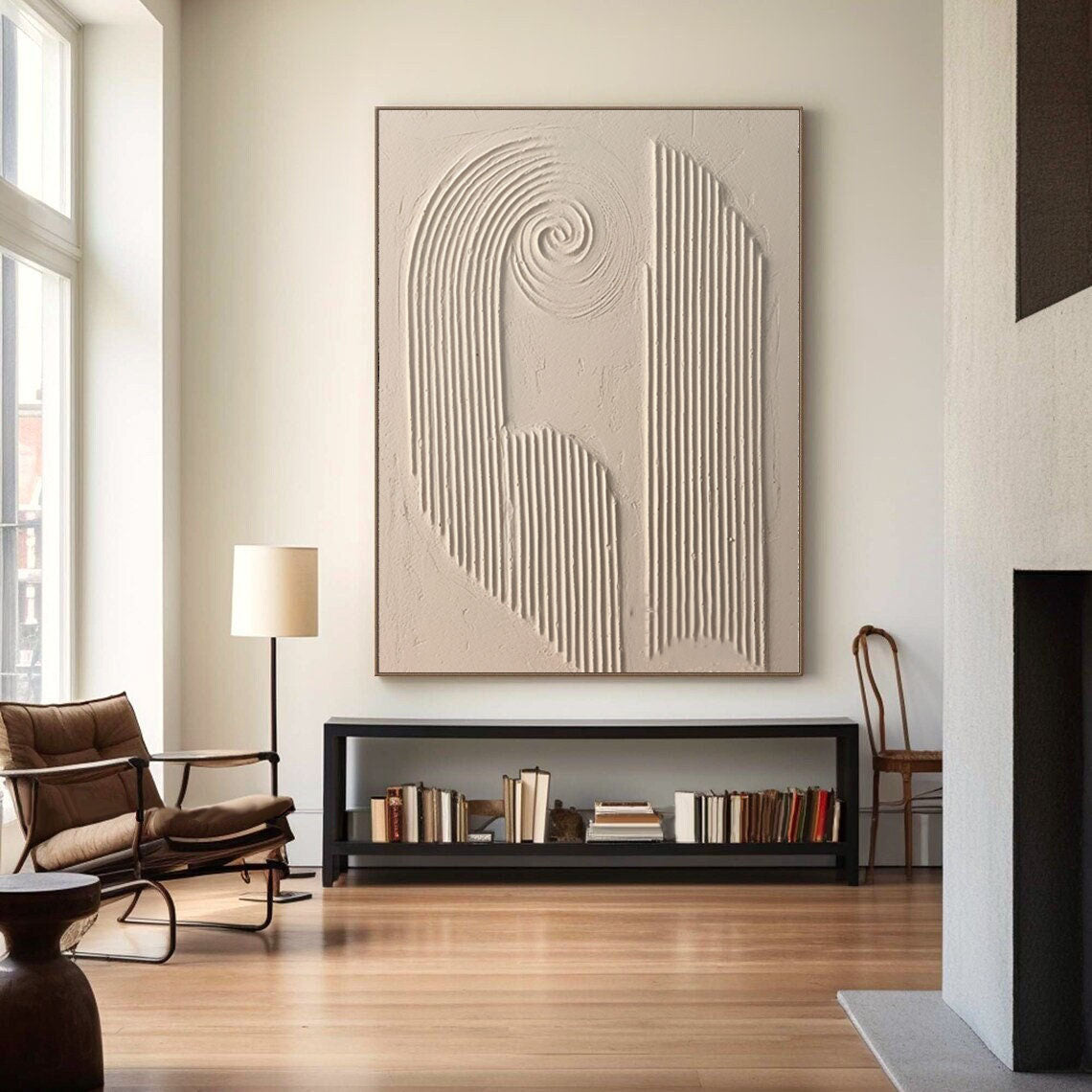 Spiral Harmony Textured Art