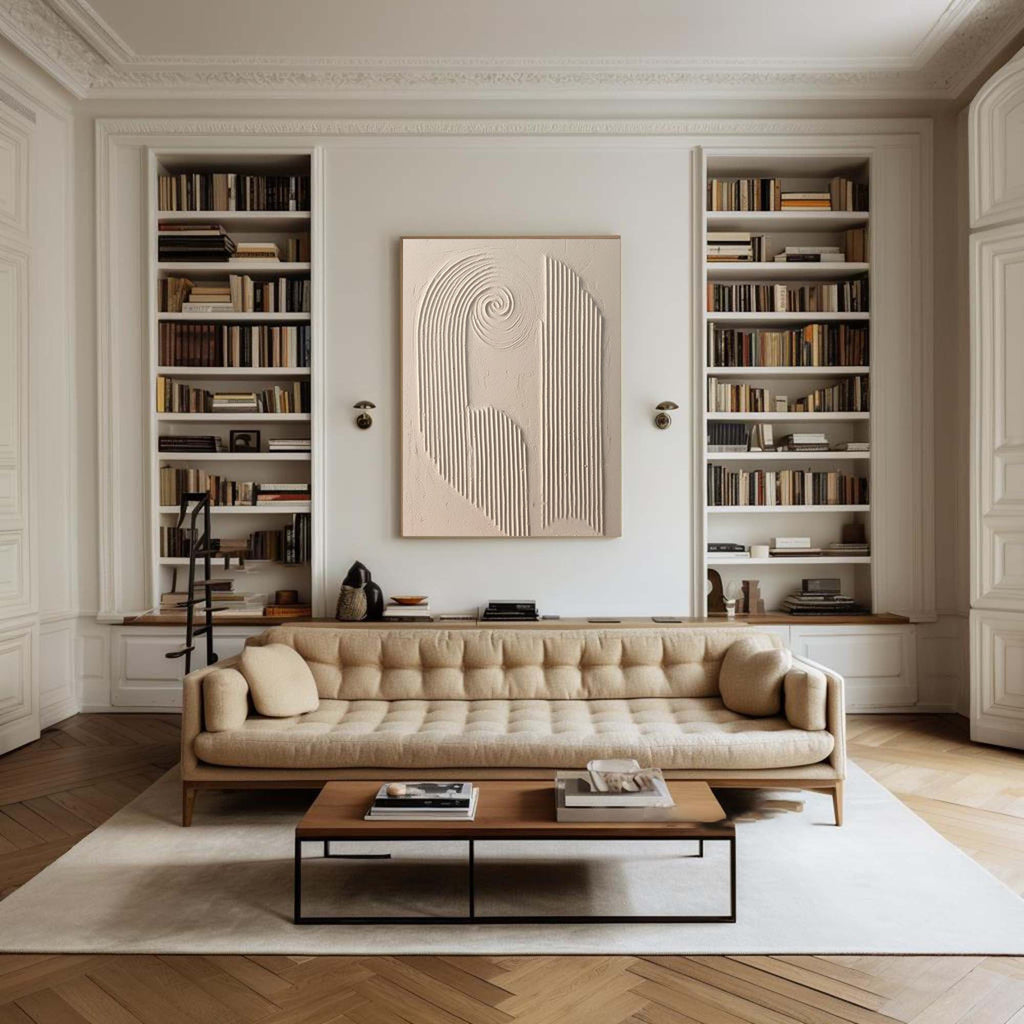 Spiral Harmony Textured Art