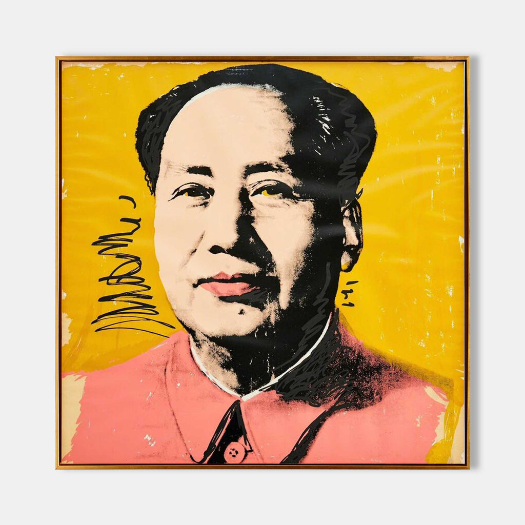 Pop Art Portrait: Historical Icon Reimagined