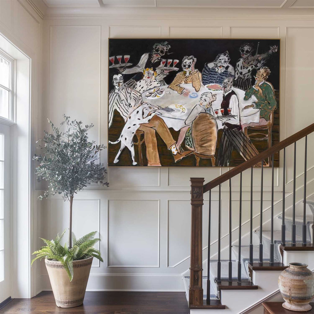 Black Party Wall Art #ABAH215