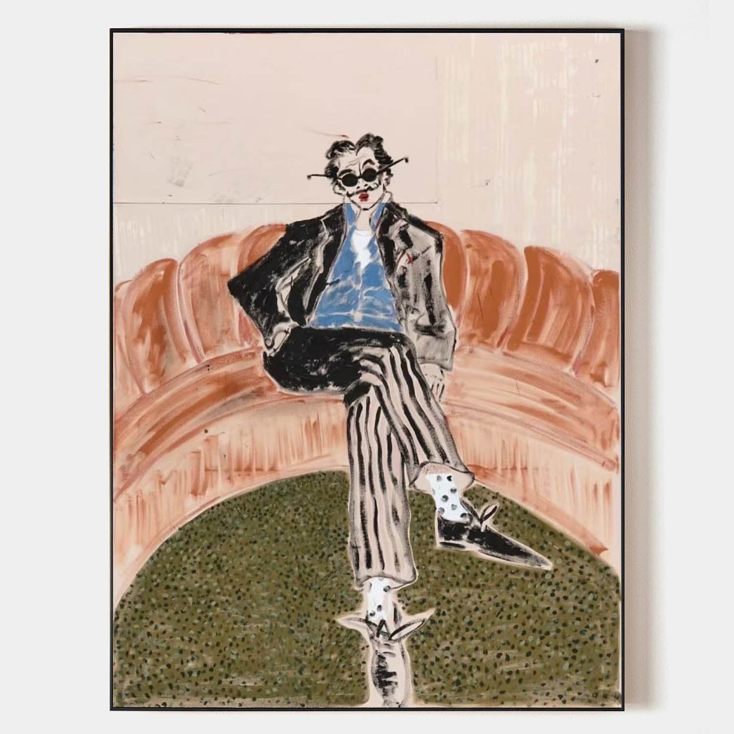 Vintage Portrait Painting #ABAV630