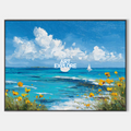 Blue Sea View Art #ABAH211
