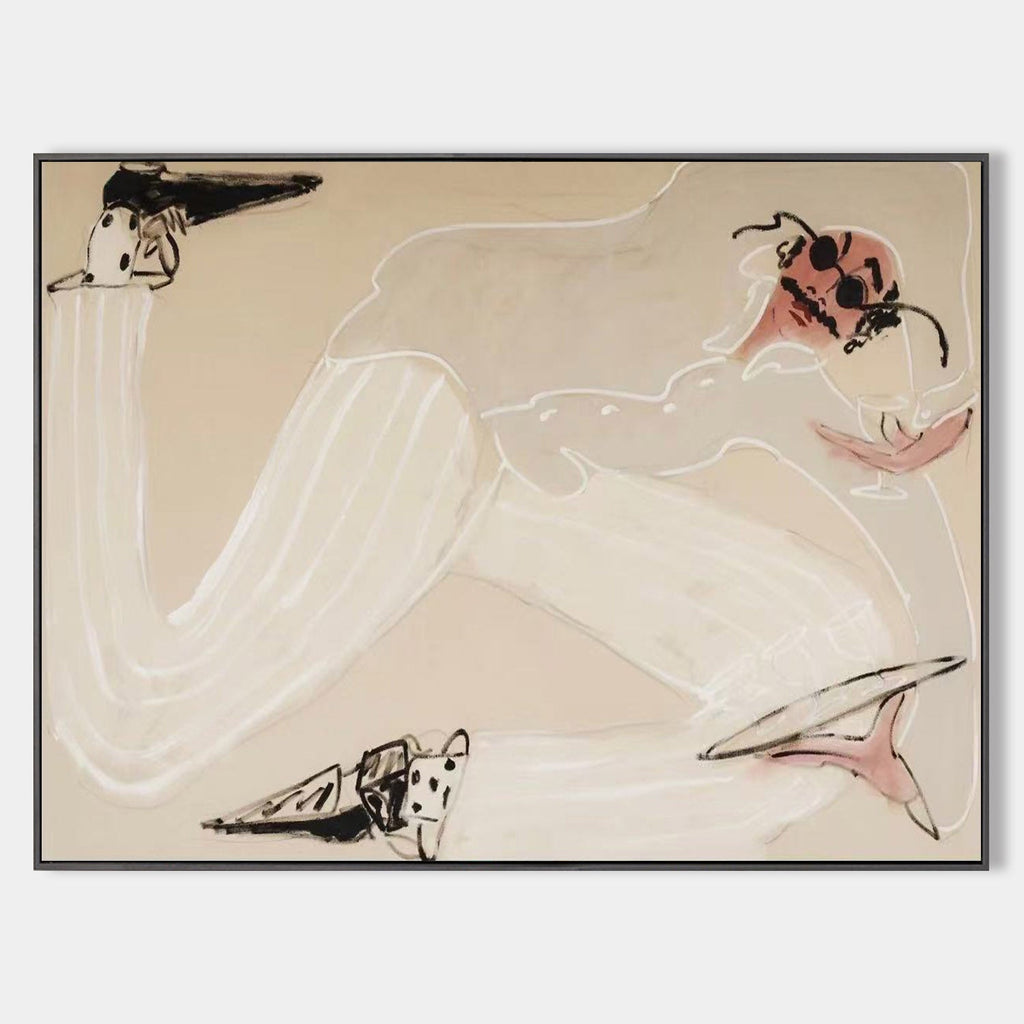 Beige Vintage Wall Art #ABAH216