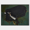 Green Piano Painting #ABAH213