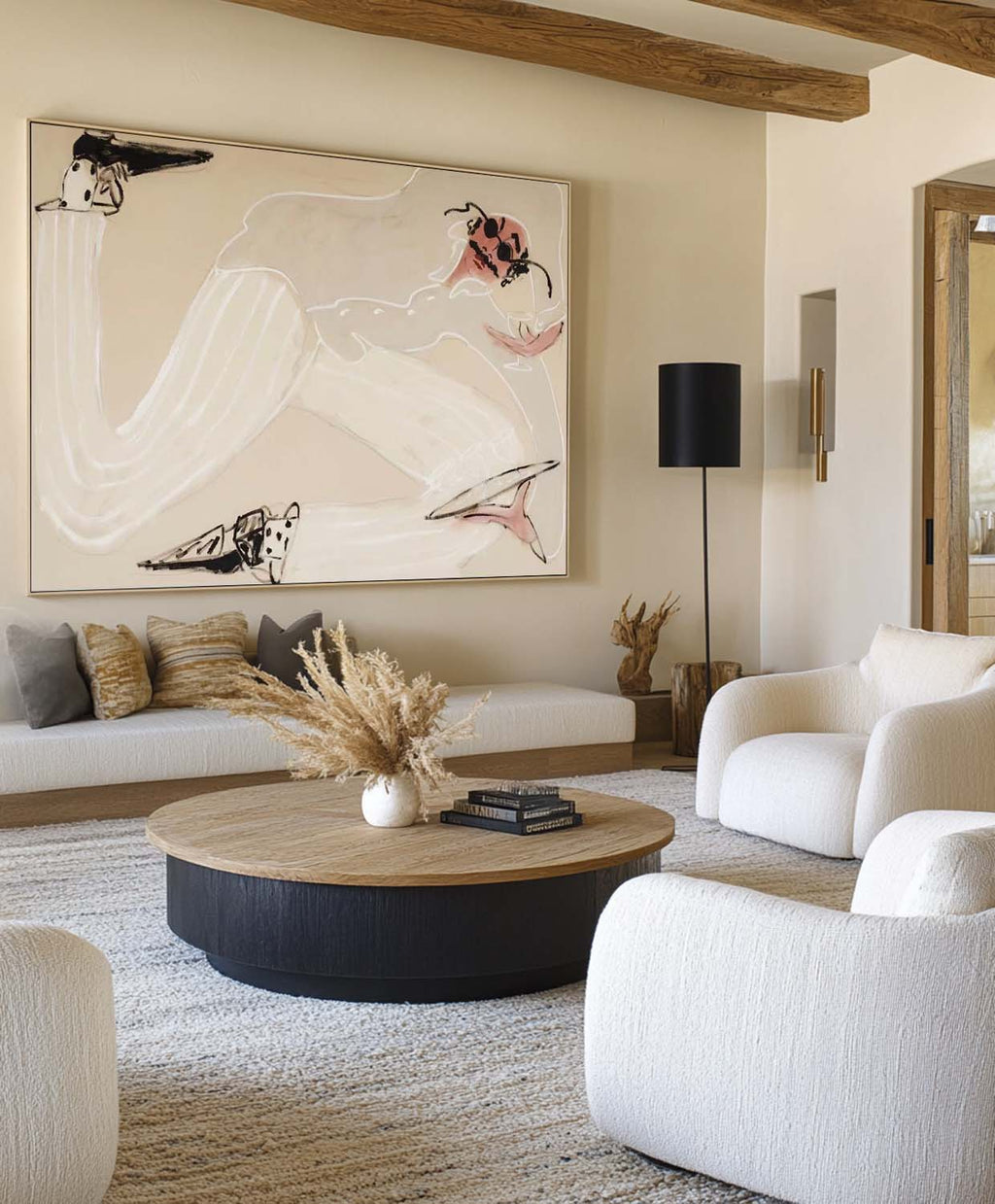 Beige Vintage Wall Art #ABAH216