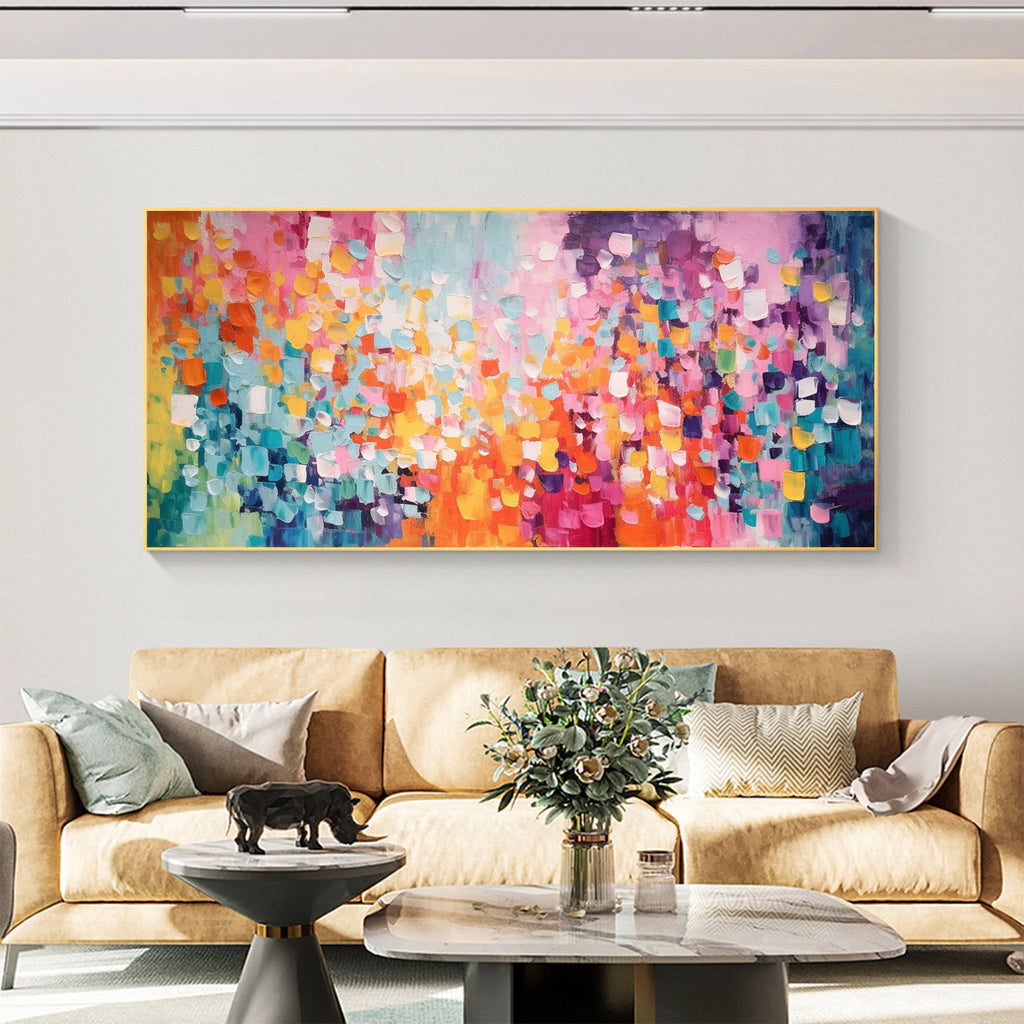 Special Payment Link for Color Block Carnival-Vivid Colorful Block Oil Painting