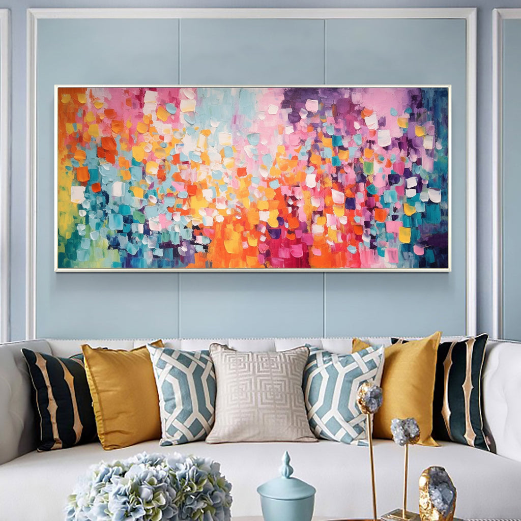 Special Payment Link for Color Block Carnival-Vivid Colorful Block Oil Painting