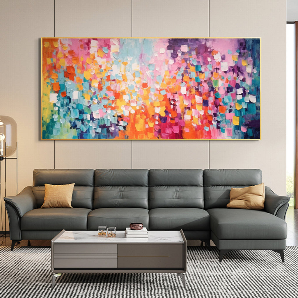 Special Payment Link for Color Block Carnival-Vivid Colorful Block Oil Painting