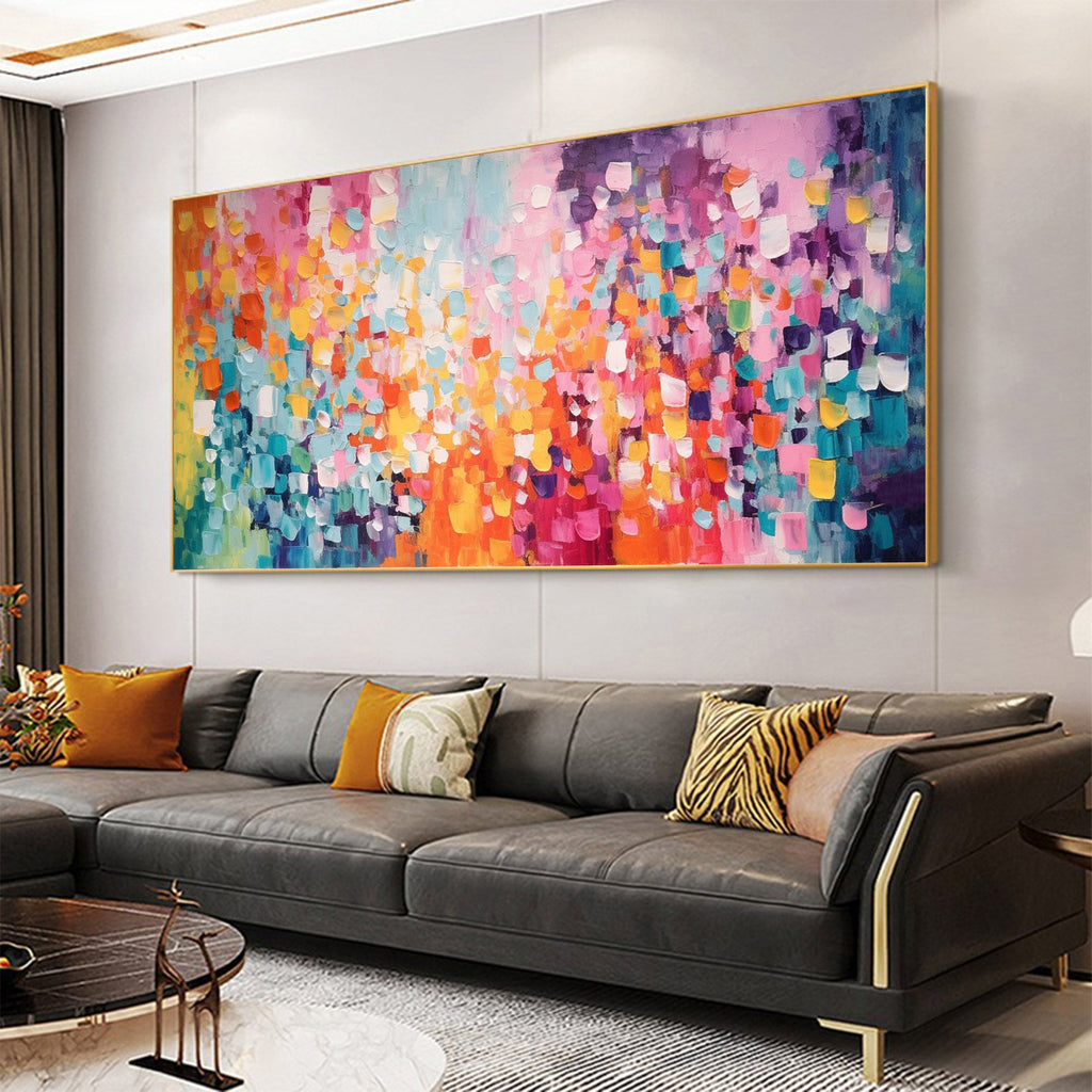 Special Payment Link for Color Block Carnival-Vivid Colorful Block Oil Painting