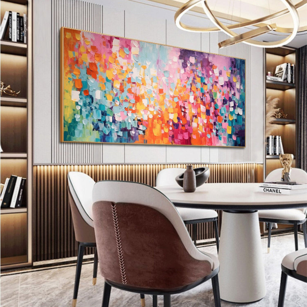 Special Payment Link for Color Block Carnival-Vivid Colorful Block Oil Painting