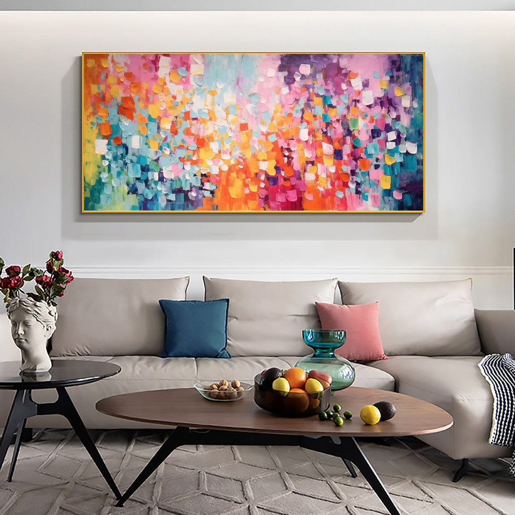 Special Payment Link for Color Block Carnival-Vivid Colorful Block Oil Painting