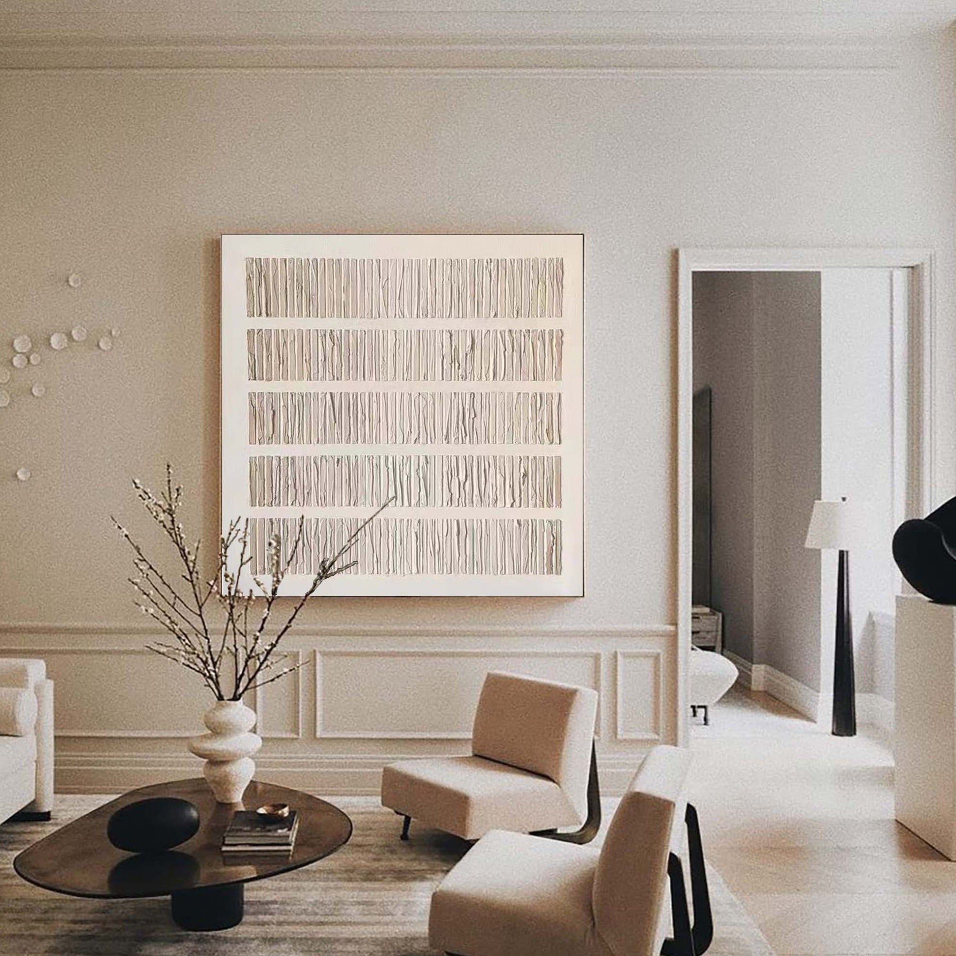 Wabi-sabi Minimalist Painting #ABAS87