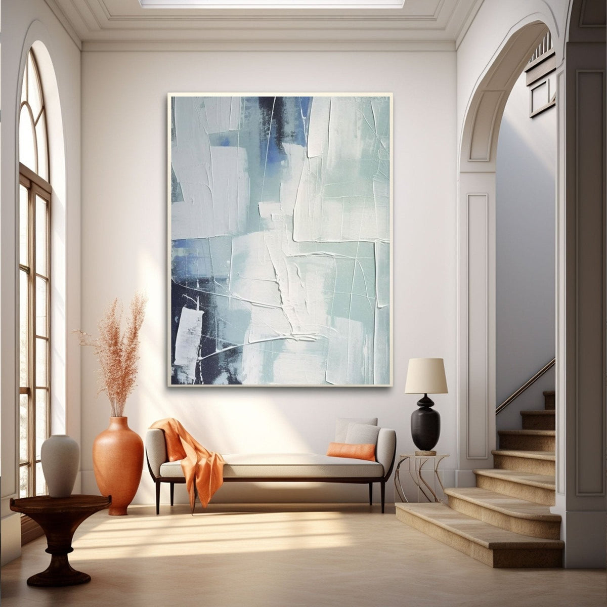 Minimalist Painting Ombre minimalist wall decor