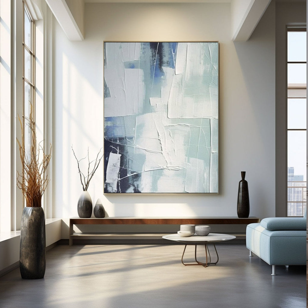 Minimalist Painting Ombre living room wall art