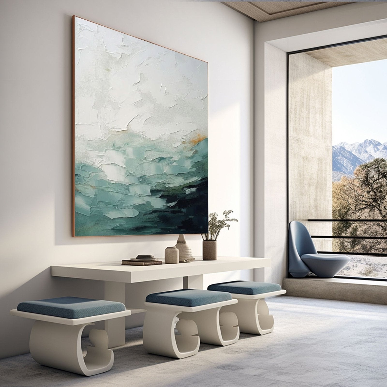 Minimalist Painting "Temps"