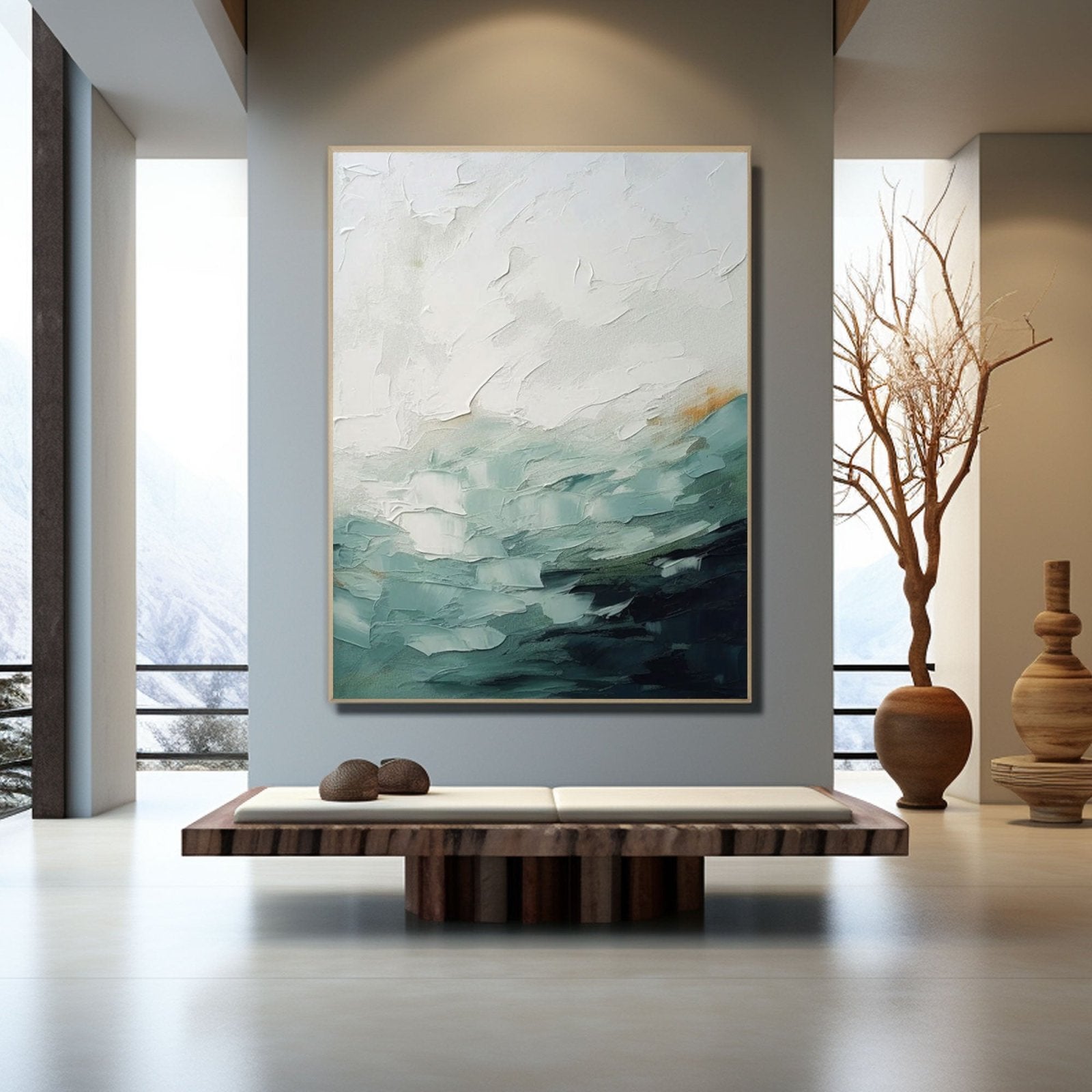 Minimalist Painting "Temps"