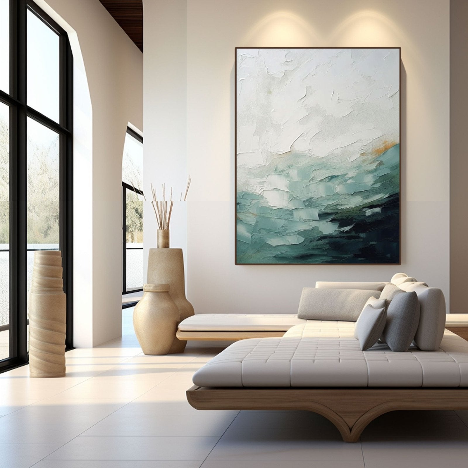 Minimalist Painting "Temps"