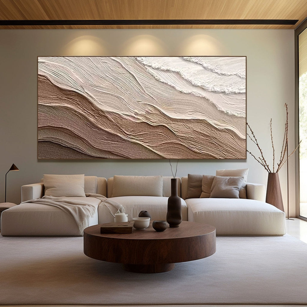 Plaster Painting "Desert Mirage"