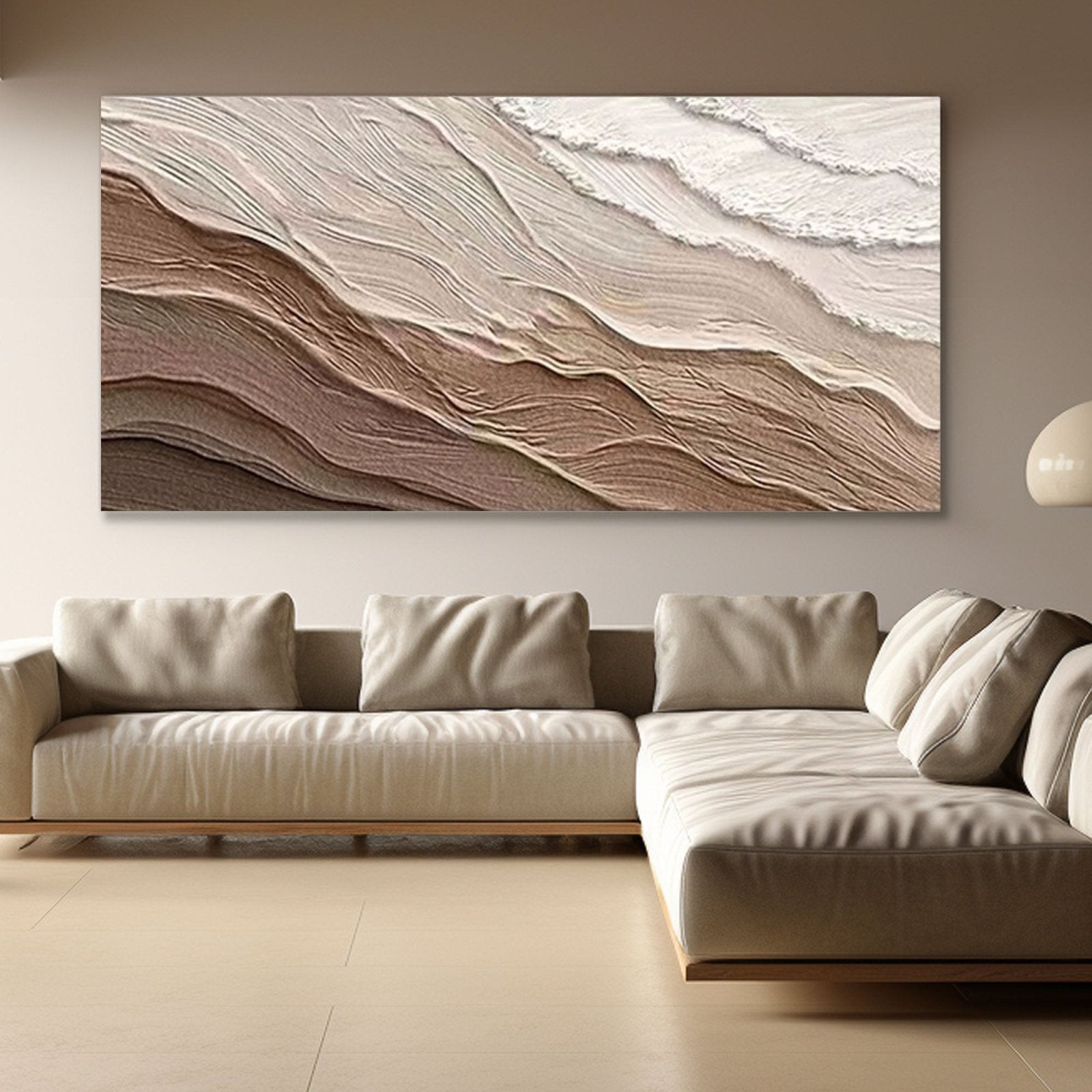 Plaster Painting "Desert Mirage"