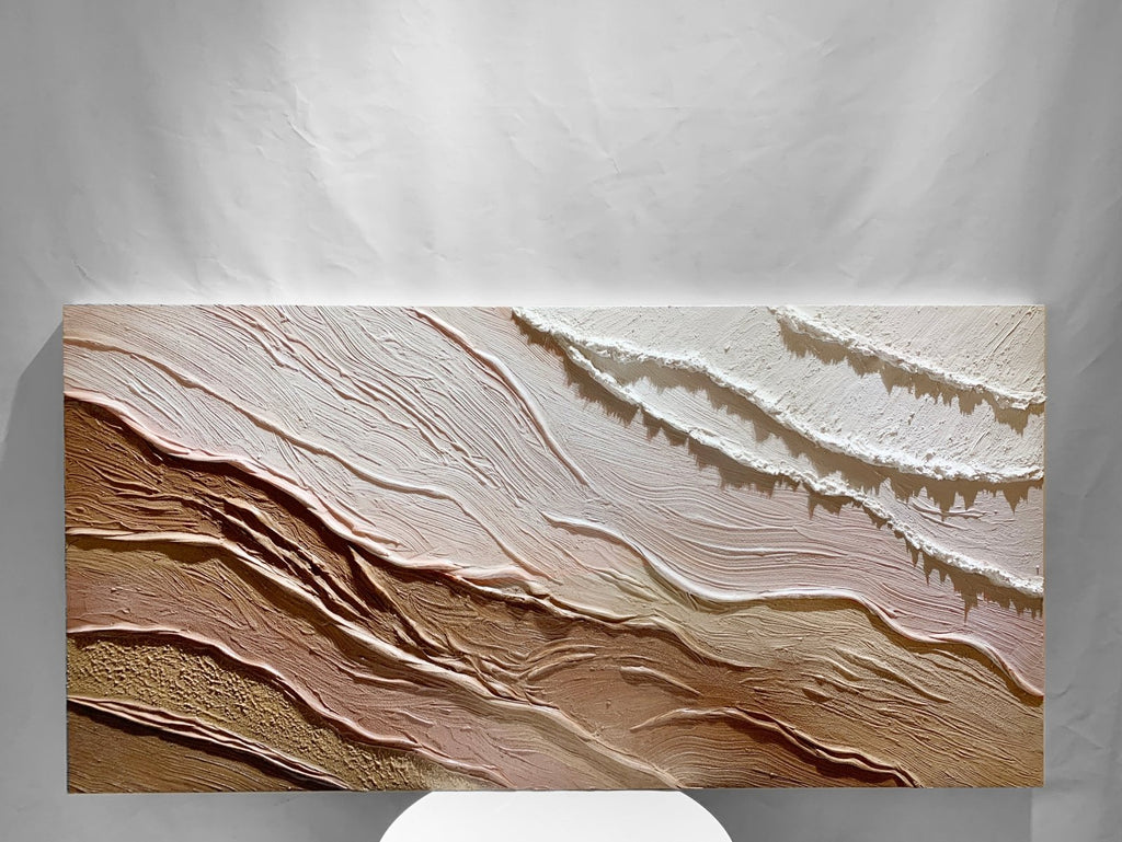 Plaster Painting "Desert Mirage"