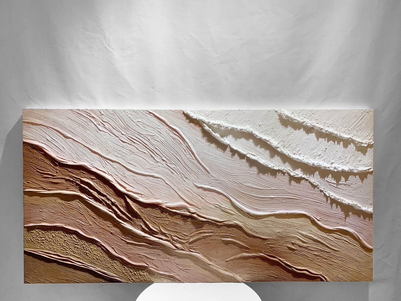 Plaster Painting "Desert Mirage"