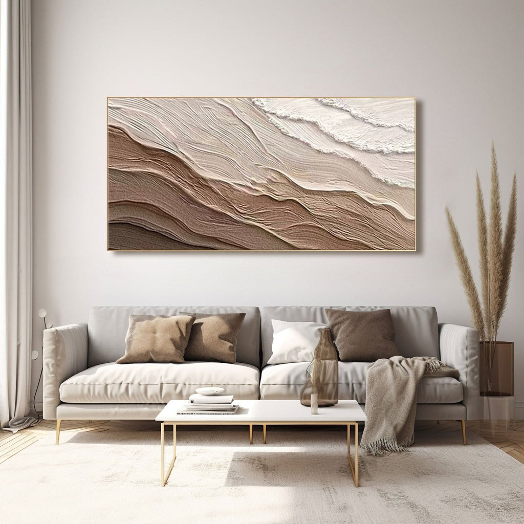 Plaster Painting "Desert Mirage"