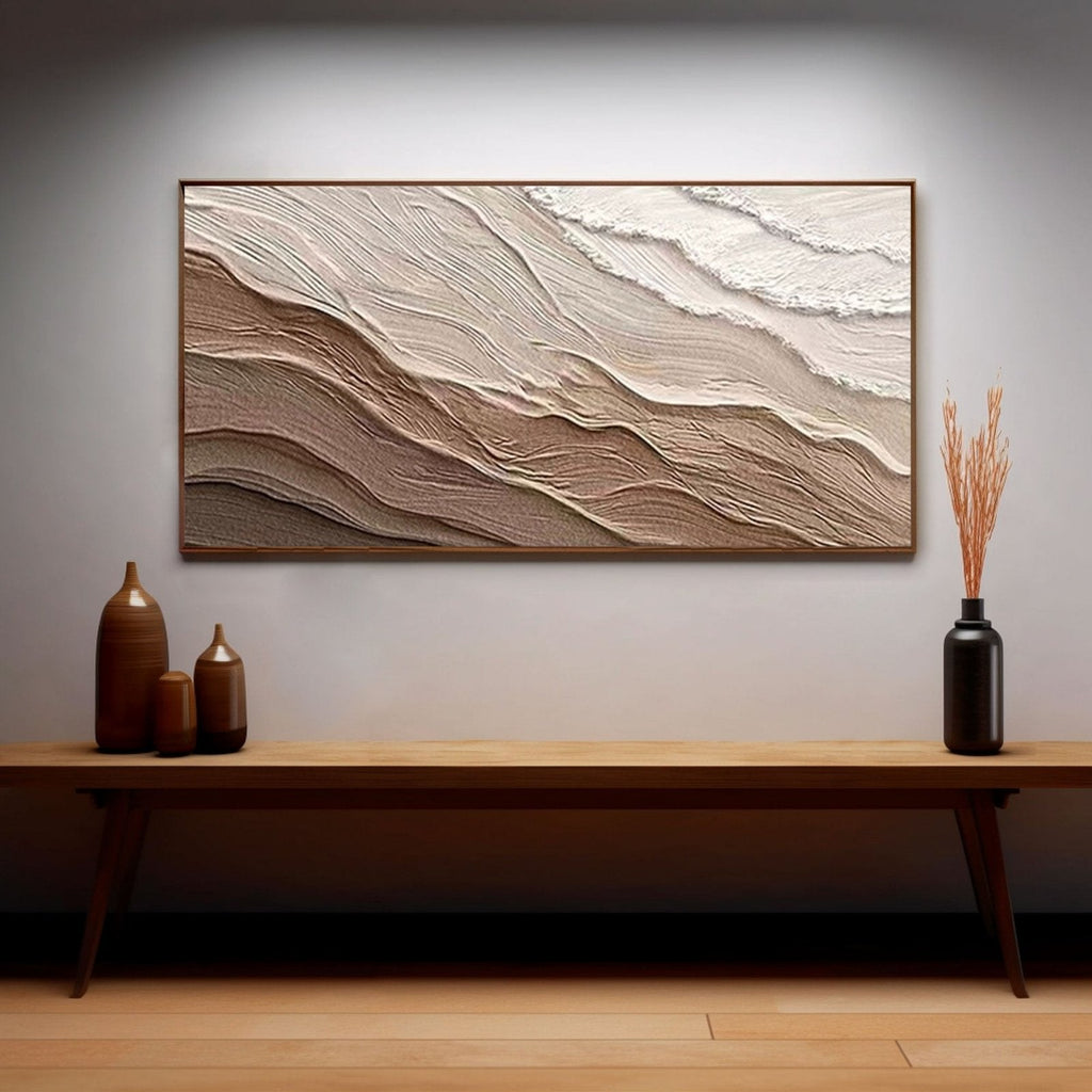 Plaster Painting "Desert Mirage"