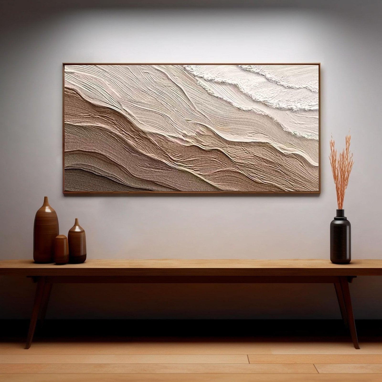 Plaster Painting "Desert Mirage"