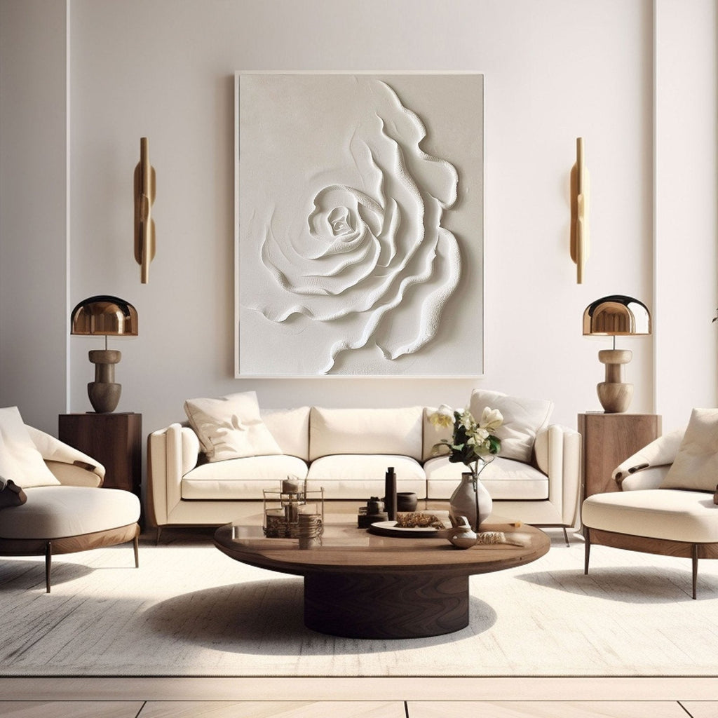 Plaster Painting "Eternal Blossom"