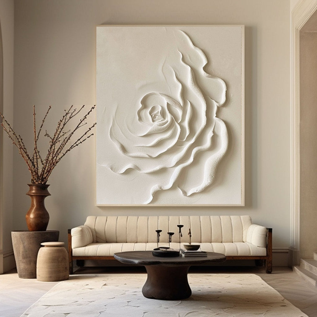 Plaster Painting "Eternal Blossom"