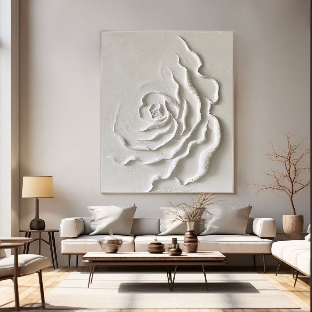 Plaster Painting "Eternal Blossom"