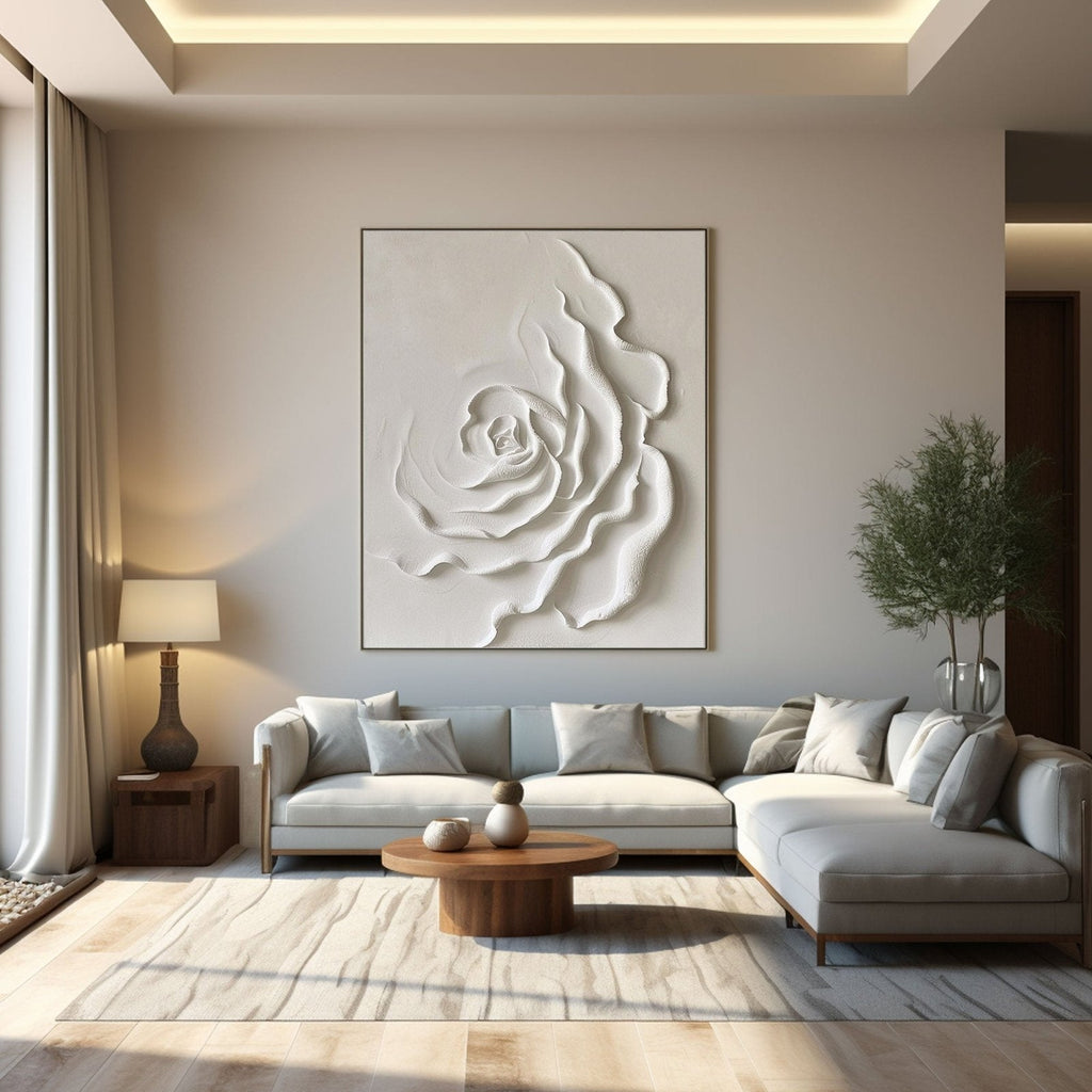 Plaster Painting "Eternal Blossom"