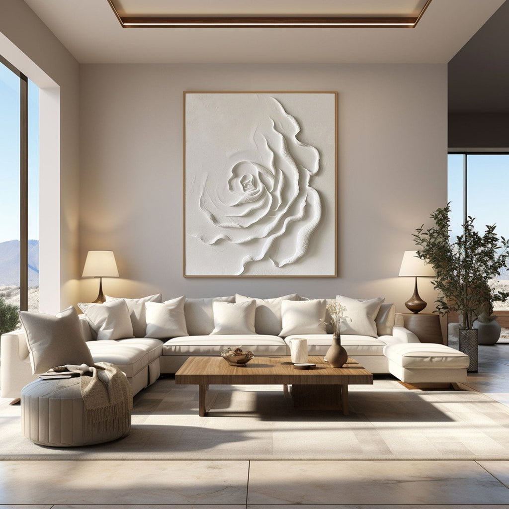 Plaster Painting "Eternal Blossom"