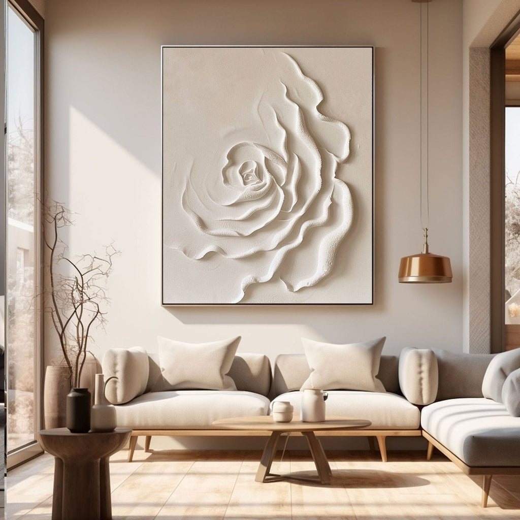 Plaster Painting "Eternal Blossom"