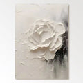Plaster Painting "Rose de Silence"
