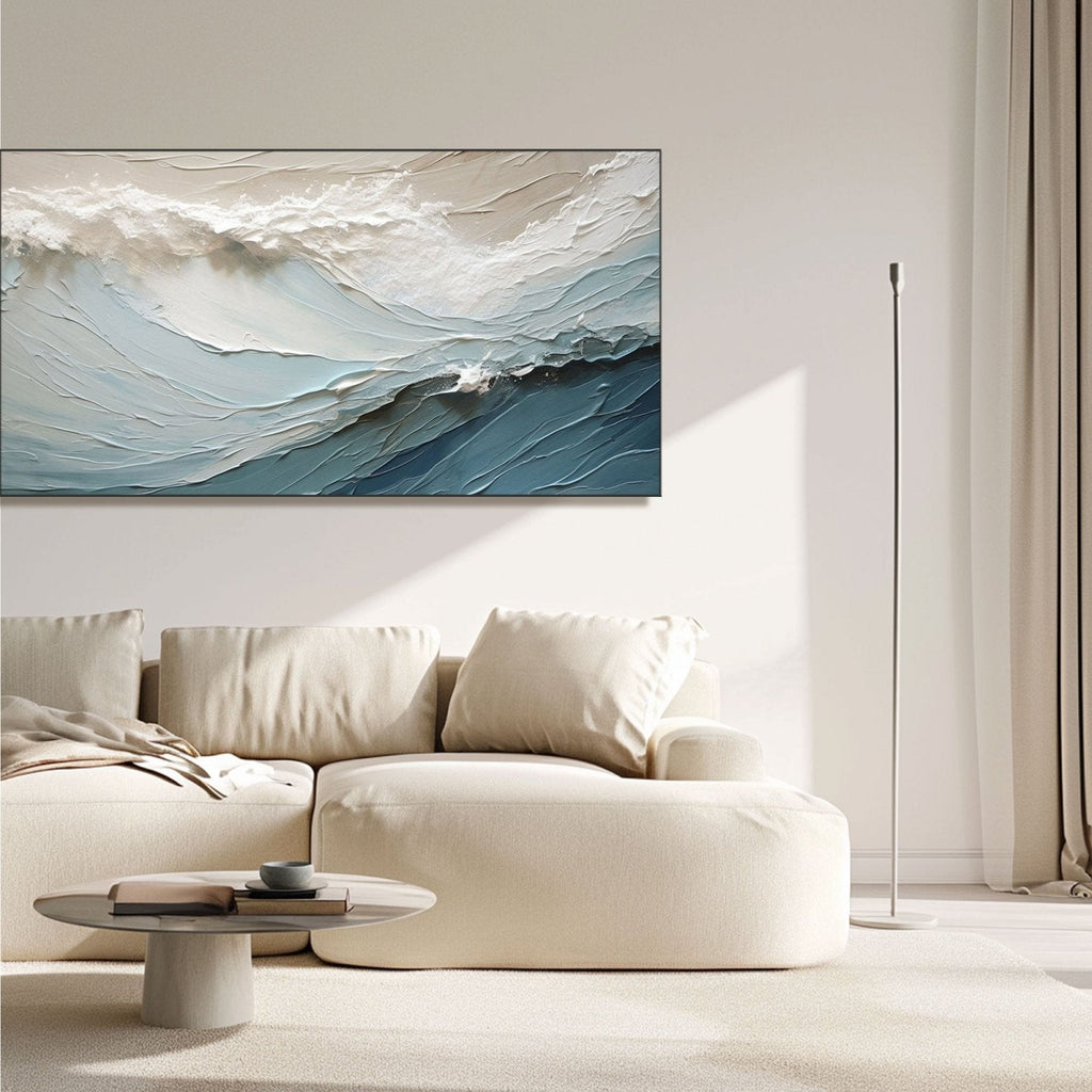 Plaster Textured Painting "Surge"