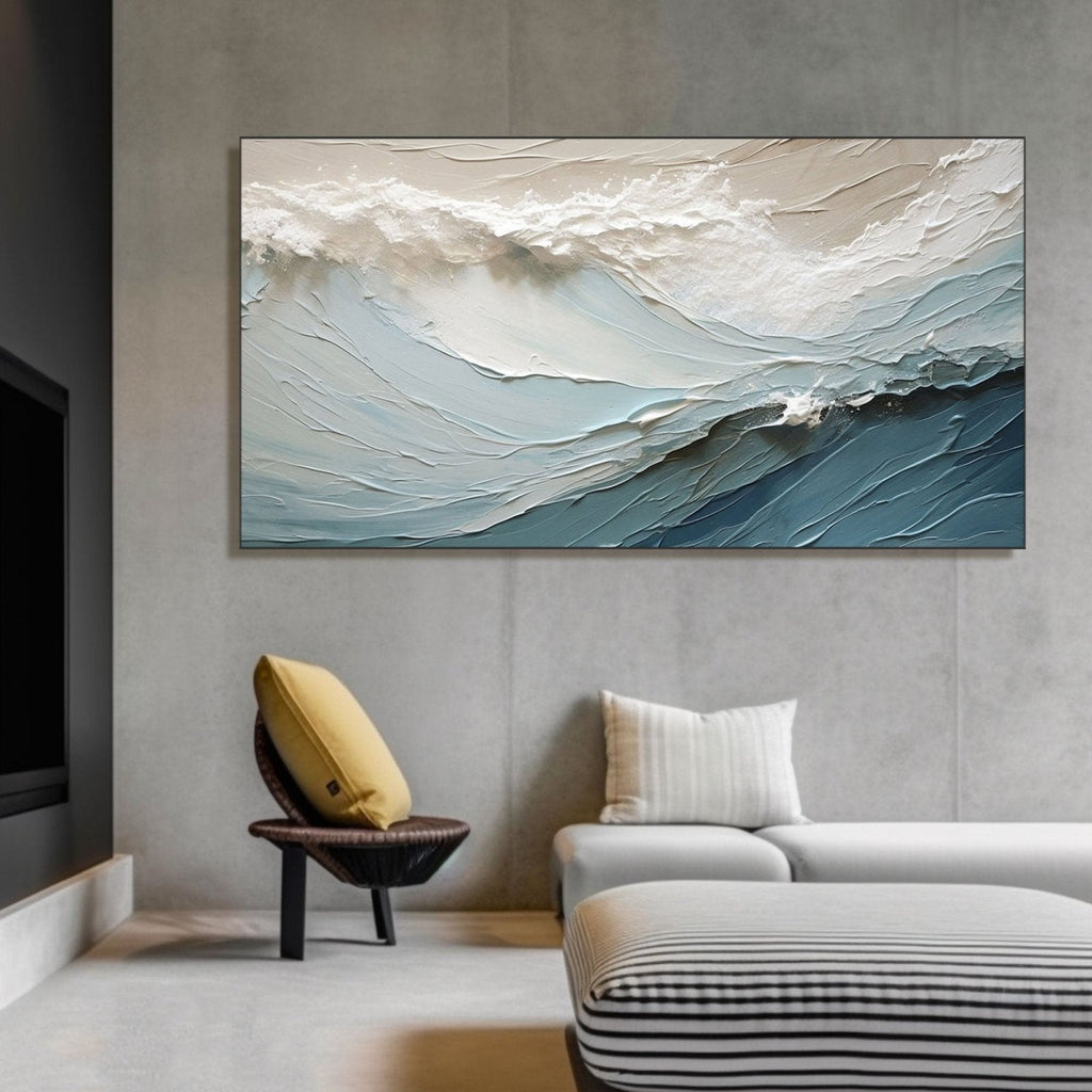 Plaster Textured Painting "Surge"