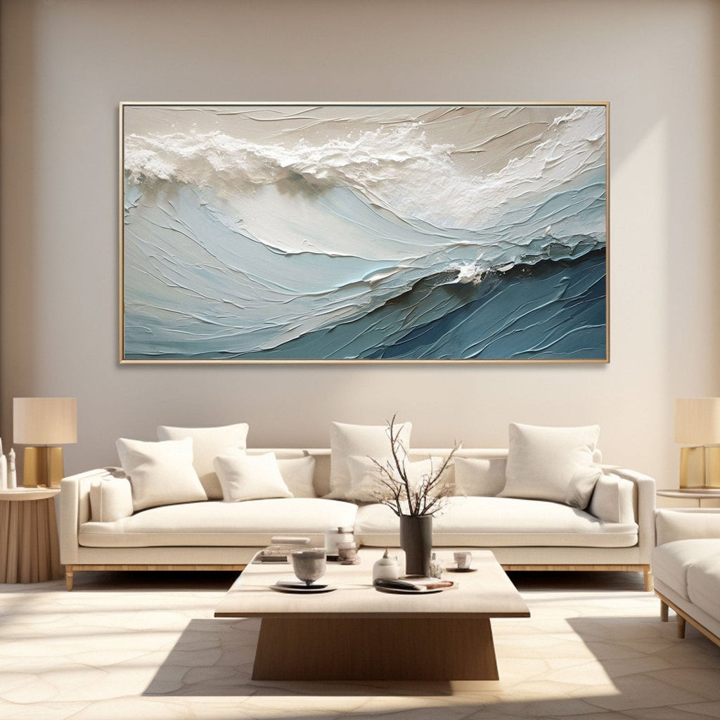 Plaster Textured Painting "Surge"