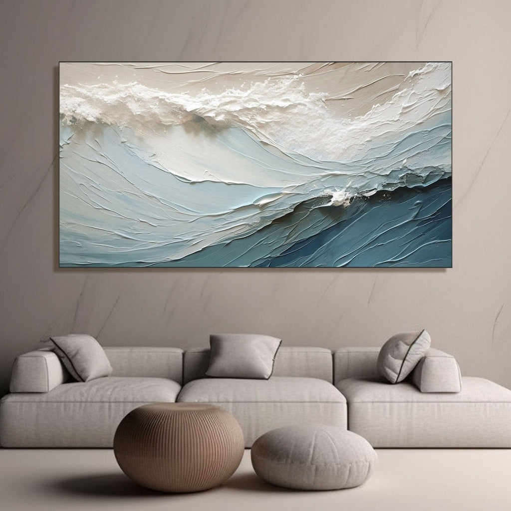 Plaster Textured Painting "Surge"