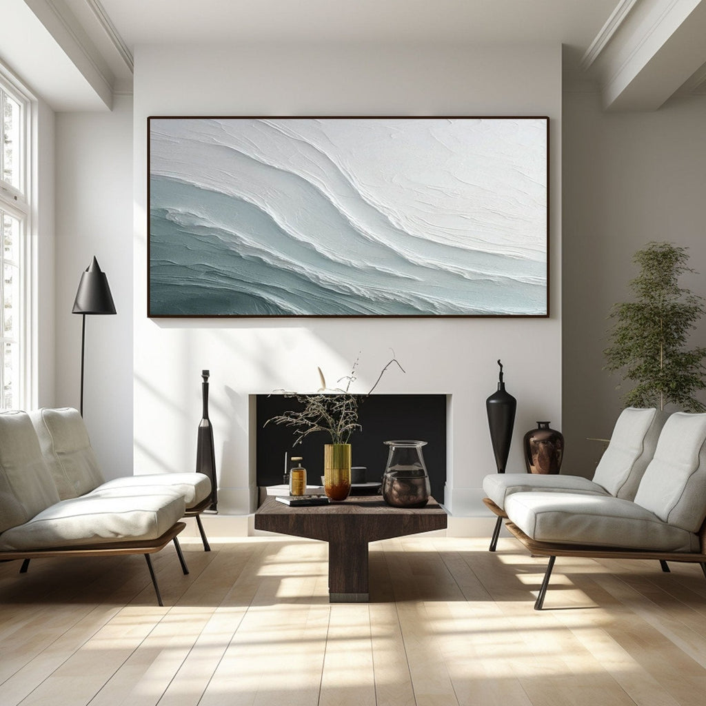 Abstract Painting "Bleu"