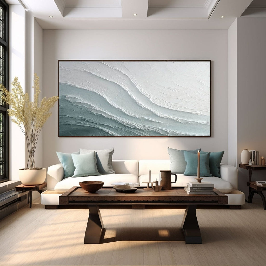 Abstract Painting "Bleu"