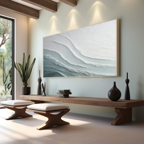 Abstract Painting "Bleu"