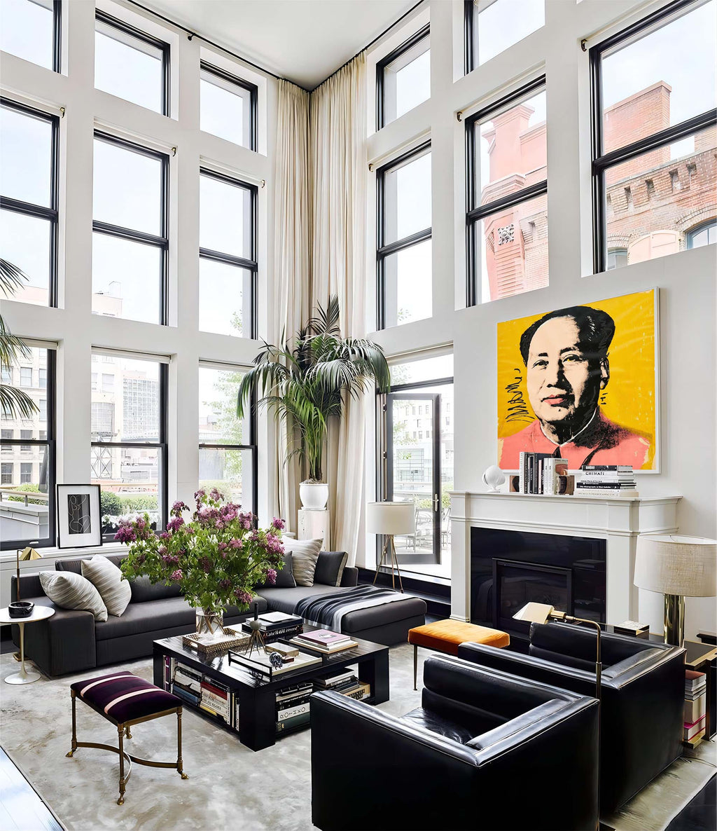 Pop Art Portrait: Historical Icon Reimagined