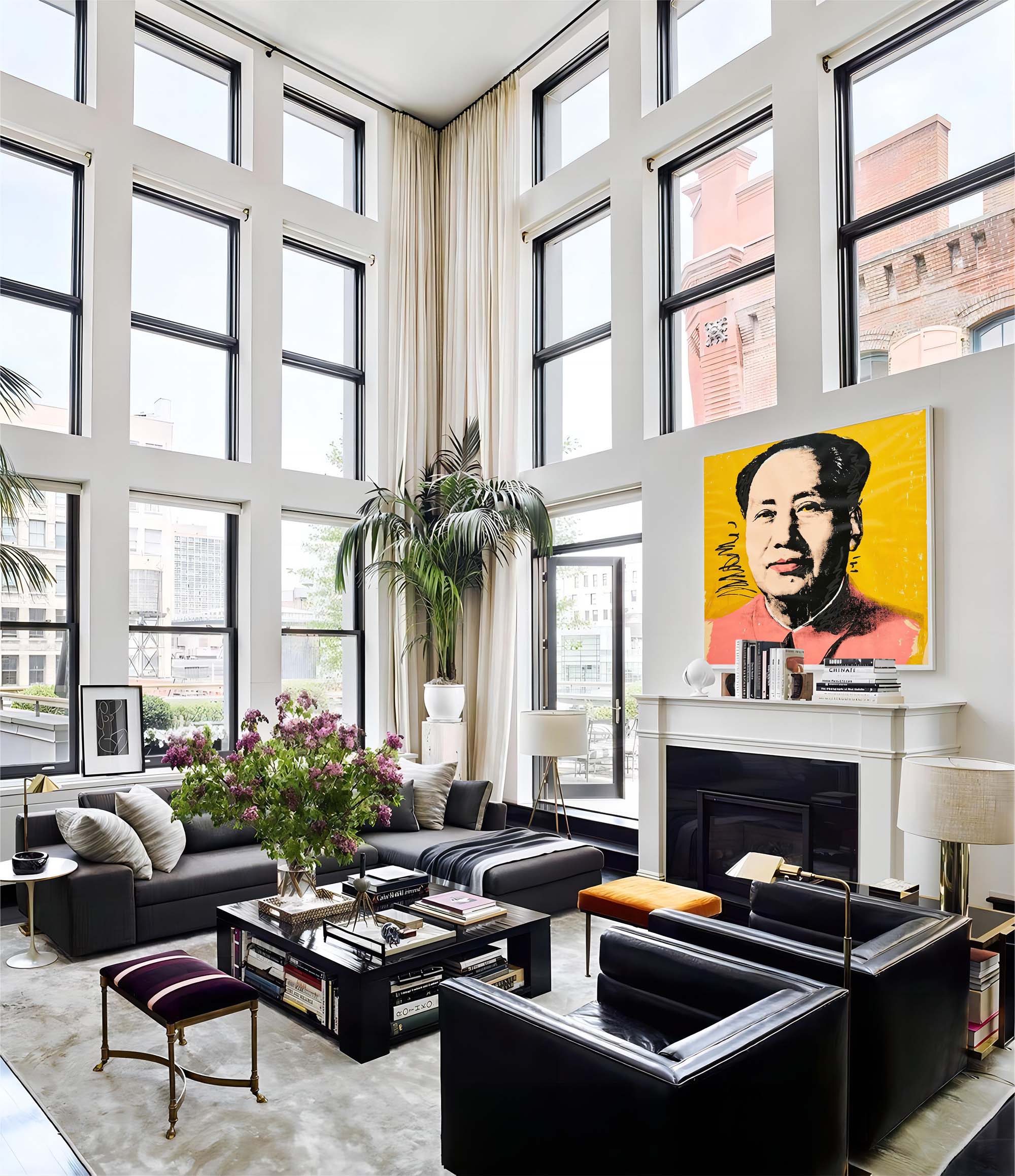 Pop Art Portrait: Historical Icon Reimagined