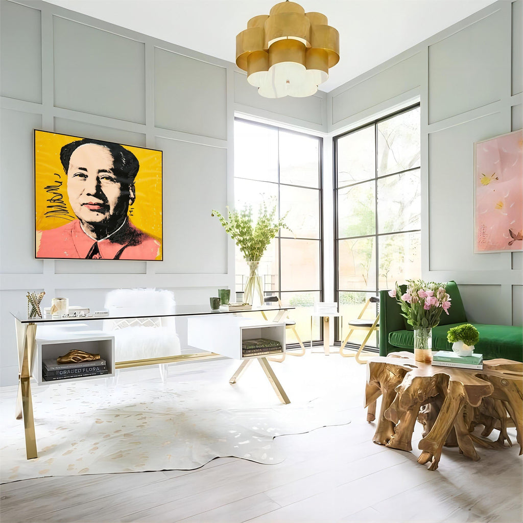 Pop Art Portrait: Historical Icon Reimagined